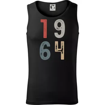 Pánské termoprádlo Vintage číslice 1964 - Tílko pánské Core - 2XL ( Černá )