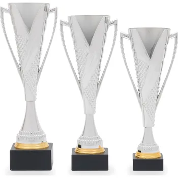 Pohár EKONOM, výška 34 cm, stříbrný/zlatý