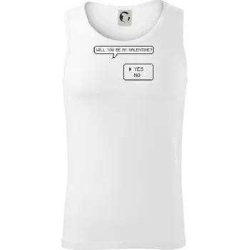 Pánské termoprádlo Will you be my Valentine - Tílko pánské Core - L ( Bílá )
