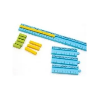 Cizí jazyk Numicon: 1-100cm Number Rod Track (Hra)