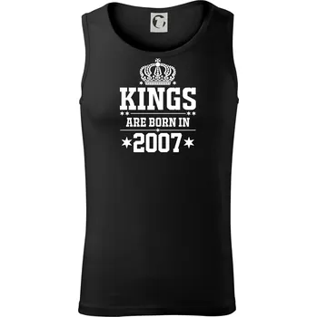 Pánské termoprádlo Kings are born in 2007 - Tílko pánské Core - S ( Černá )