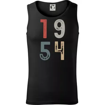 Pánské termoprádlo Vintage číslice 1954 - Tílko pánské Core - S ( Černá )