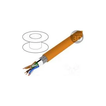 Síťový kabel Vodič ETHERLINE® LAN 200,SF/UTP 5e drát Cu 4x2x24AWG LSZH