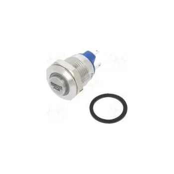 Switch Switch vandal resistant Pos 2 SPST-NO 2A/36VDC IP65 OFF-(ON)