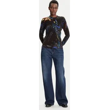 Dámský svetr Desigual Svetr Butterfly Lacroix 25WWJF05 Černá Regular Fit L