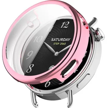 VSECHNONAMOBIL 116136 TPU FULL COVER Kryt pro Xiaomi Watch S4 41mm metalický růžový