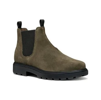 Dámská obuv Geox Kotníková obuv s elastickým prvkem U Spherica Ec7 U46FRA 00022 C3009 Khaki 46