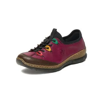 Dámská obuv Rieker Polobotky N3271-30 Fialová 37