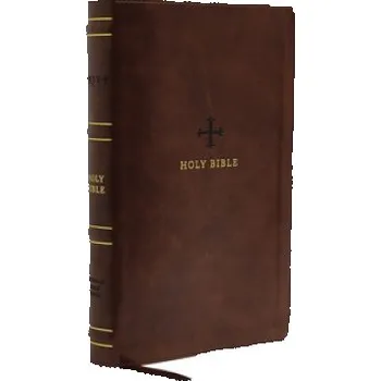 NRSV, Catholic Bible, Standard Personal Size, Leathersoft, Brown, Comfort Print (Thomas Nelson)(Pevná)