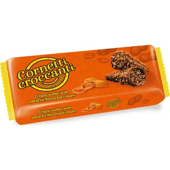 CORNETTI CROCCANTI PENUT arašídové kornouty 100G