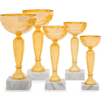 Pohár EKONOM, výška 20 cm, zlatý