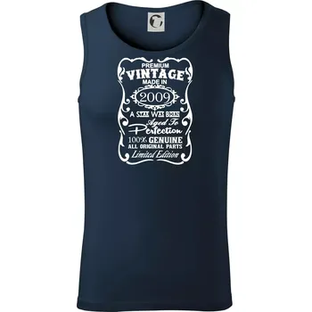 Vintage Etiketa - 2009 - Tílko pánské Core - 2XL ( Námořní modrá (velmi tmavá - téměř černá) )