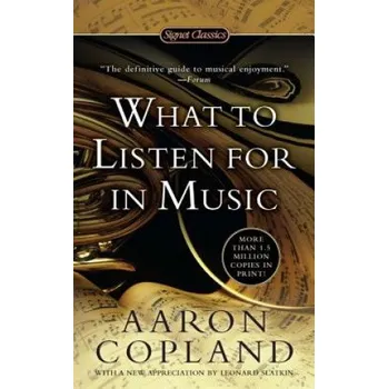What To Listen For In Music (Aaron Copland)(Brožovaná)