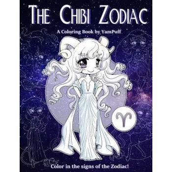 Cizojazyčná kniha The Chibi Zodiac: A Kawaii Coloring Book by YamPuff featuring the Astrological Star Signs as Chibis (Yasmeen Eldahan)(Brožovaná)
