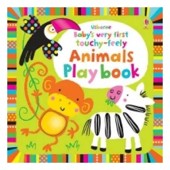 První čtění Baby's Very First Touchy-Feely Animals Playbook (Fiona Watt)(Leporelo)
