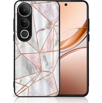 Pouzdro na tablet VSECHNONAMOBIL 117489 MY ART Ochranný kryt pro Vivo V50 Lite PINK MARBLE (143)