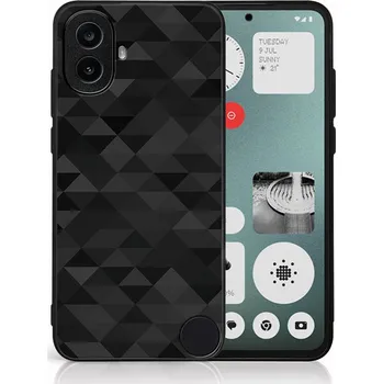 Pouzdro na tablet VSECHNONAMOBIL 117695 MY ART Ochranný kryt pro CMF Phone 1 BLACK TRIANGLES (232)