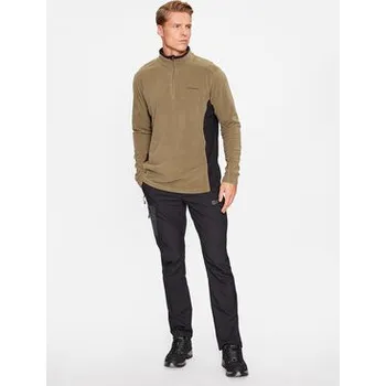 Pánské oblečení Columbia Fleecová mikina Klamath Range™ II Half Zip Hnědá Regular Fit XL