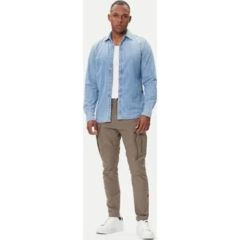 Pánská košile G-Star Raw džínová košile D27681-D252 Světle modrá Slim Fit XL