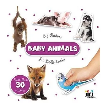 Cizojazyčná kniha Big sticker Animals - for little hands