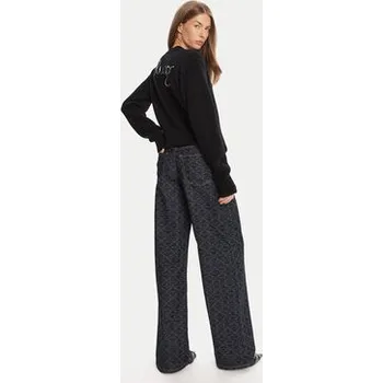 Pánský svetr HUGO Svetr Solanu 50545092 Černá Regular Fit M