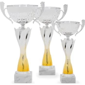 Pohár STANDARD, výška 30 cm, stříbrný/zlatý