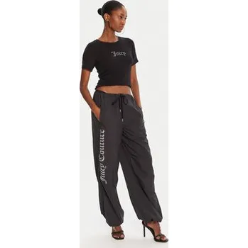 Juicy Couture T-Shirt Sheer JCWCT225301 Černá Slim Fit XS