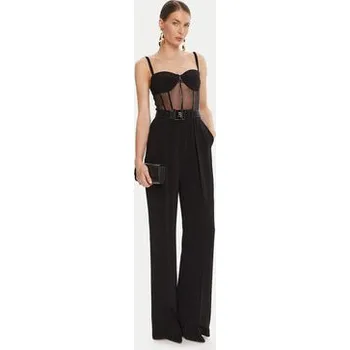 Dámský overall Elisabetta Franchi Overal TU-057-56E2 Černá Regular Fit 42