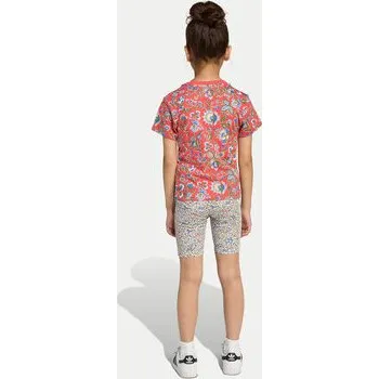 adidas Sada T-shirt a šortky Liberty London JV7721 Červená Slim Fit 3_4Y