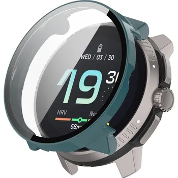 Příslušenství k chytrým hodinkám VSECHNONAMOBIL 80906 PC FULL COVER Plastový kryt se sklem pro Suunto Race zelený