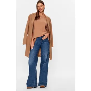 Dámský svetr Kontatto Svetr 3M1141 Hnědá Regular Fit OS