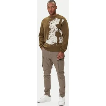 Dámský svetr G-Star Raw Svetr Sprayed 89 D27772-D488 Zelená Relaxed Fit L