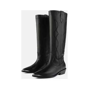 Dámské kozačky L37 Kozačky LIVE IN TEXAS Černá 39