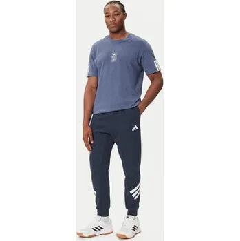 Pánské tričko adidas T-Shirt Stadium Ticket JM6472 Modrá Loose Fit M