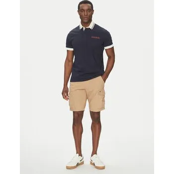 Pánská košile Napapijri Polokošile E-Zeri NP0A4ID4 Tmavomodrá Regular Fit XL