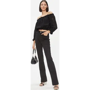 Dámská halenka Guess Halenka Rafa W3GH95 WFDC0 Černá Regular Fit XXL