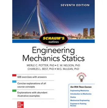Cizojazyčná kniha Schaum's Outline of Engineering Mechanics: Statics, Seventh Edition (Merle Potter,E. Nelson,Charles Best,William McLean)(Brožovaná)