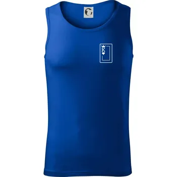 King of hearts - Tílko pánské Core - XL ( Královská modrá )