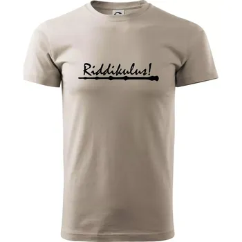 Pánské tričko Harry - Riddikulus - Klasické pánské triko vyšší gramáže - 2XL ( Ledově šedá )