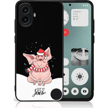 Vánoční dekorace VSECHNONAMOBIL 117713 MY ART Kryt s vánočním designem CMF Phone 1 LET IT SNOW (075)