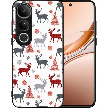 Vánoční dekorace VSECHNONAMOBIL 117507 MY ART Kryt s vánočním designem Vivo V50 Lite DEER (068)