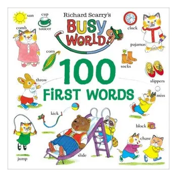 První čtění Richard Scarry's 100 First Words (Leporelo)