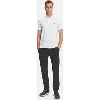 Pánská košile BOSS Polokošile Check 50545692 Bílá Slim Fit M