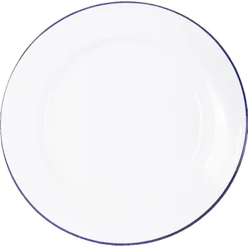 Talíř Talíř Bo-Camp Dinner plate enamel Barva: bílá/modrá