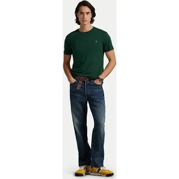 Pánské tričko Polo Ralph Lauren T-Shirt 710740727099 Zelená Custom Slim Fit M