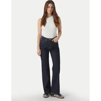 Dámské džíny Vero Moda Jeansy Tessa 10297608 Tmavomodrá Wide Leg 28_34