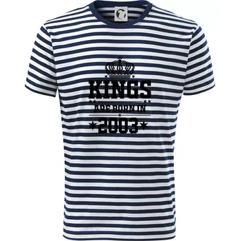 Kings are born in 2003 - Triko na vodu - XL ( Prouhovaná )