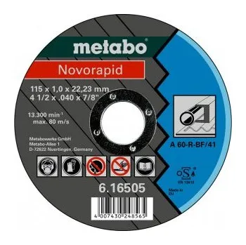 Pilový kotouč METABO Brusný kotouč Novorapid 180 x 1,6 x 22,23 mm, ocel, TF 42 - 616508000 616508000