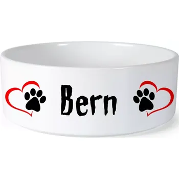 Miska pro psa Miska pro psa se jménem Bern (Keramická miska na krmivo pro psy)