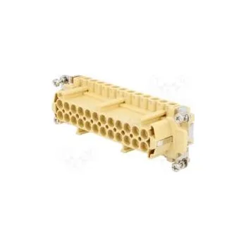 Elektrická zásuvka Konektor hranatý zásuvka JEI PIN 24 24+PE velikost 104.27